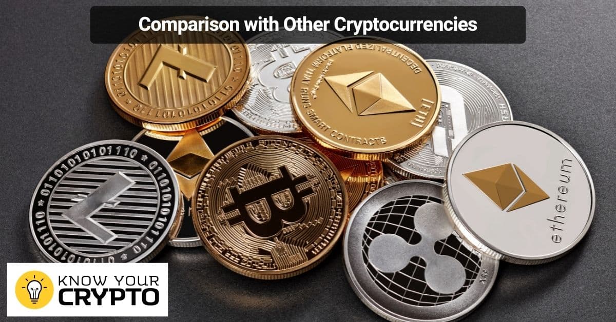 Comparison with Other Cryptocurrencies