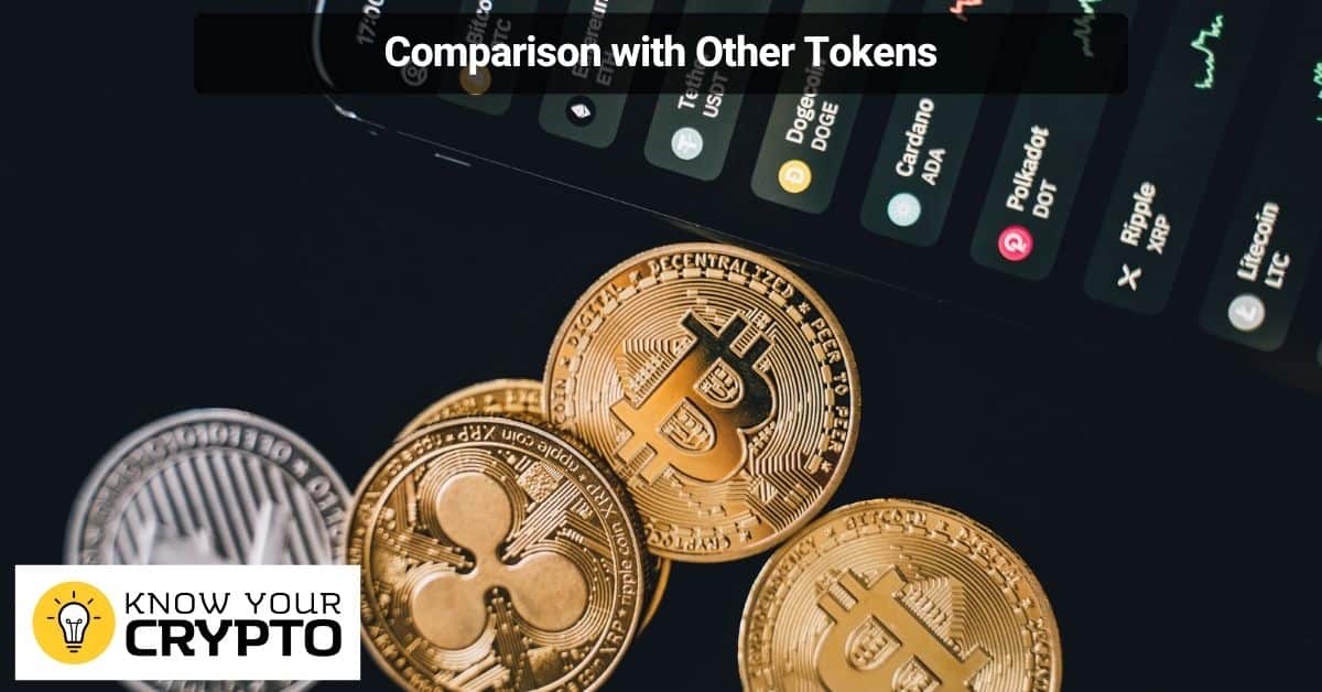 Comparison with Other tokens