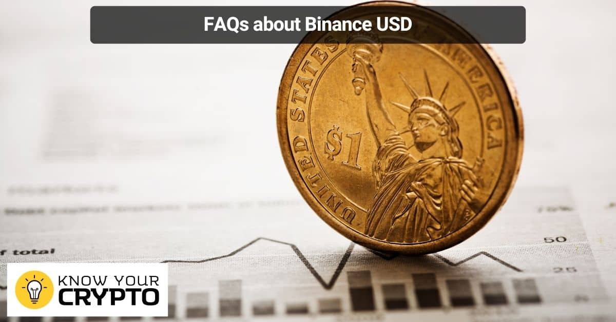 FAQs about Binance USD