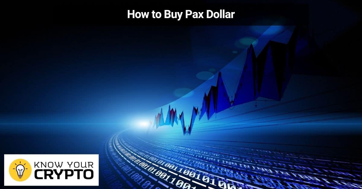 How to Buy Pax Dollar