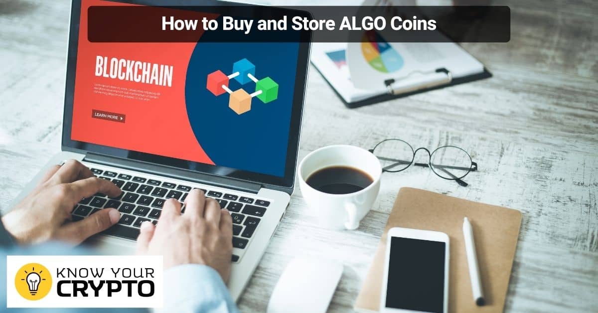 How to Buy and Store ALGO Coins