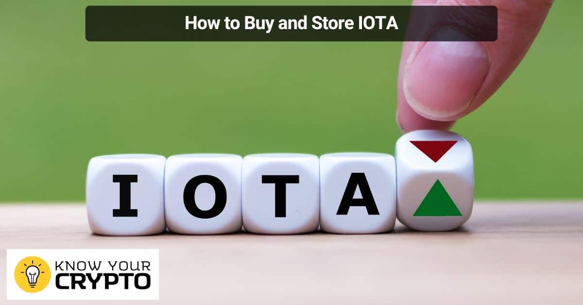 How to Buy and Store IOTA
