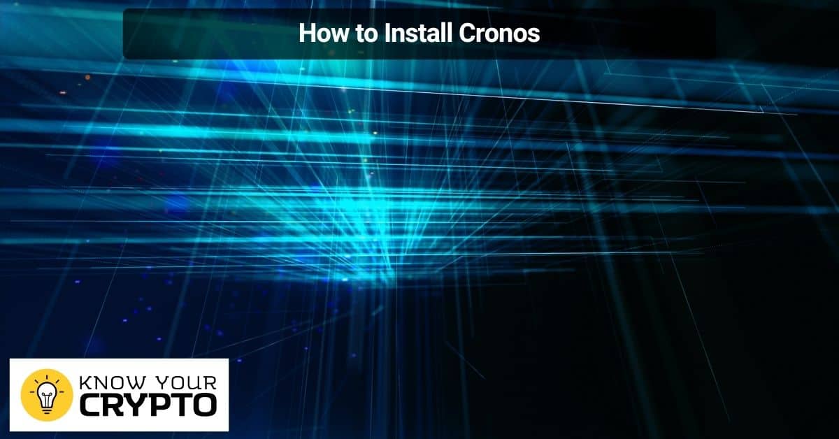 How to Install Cronos