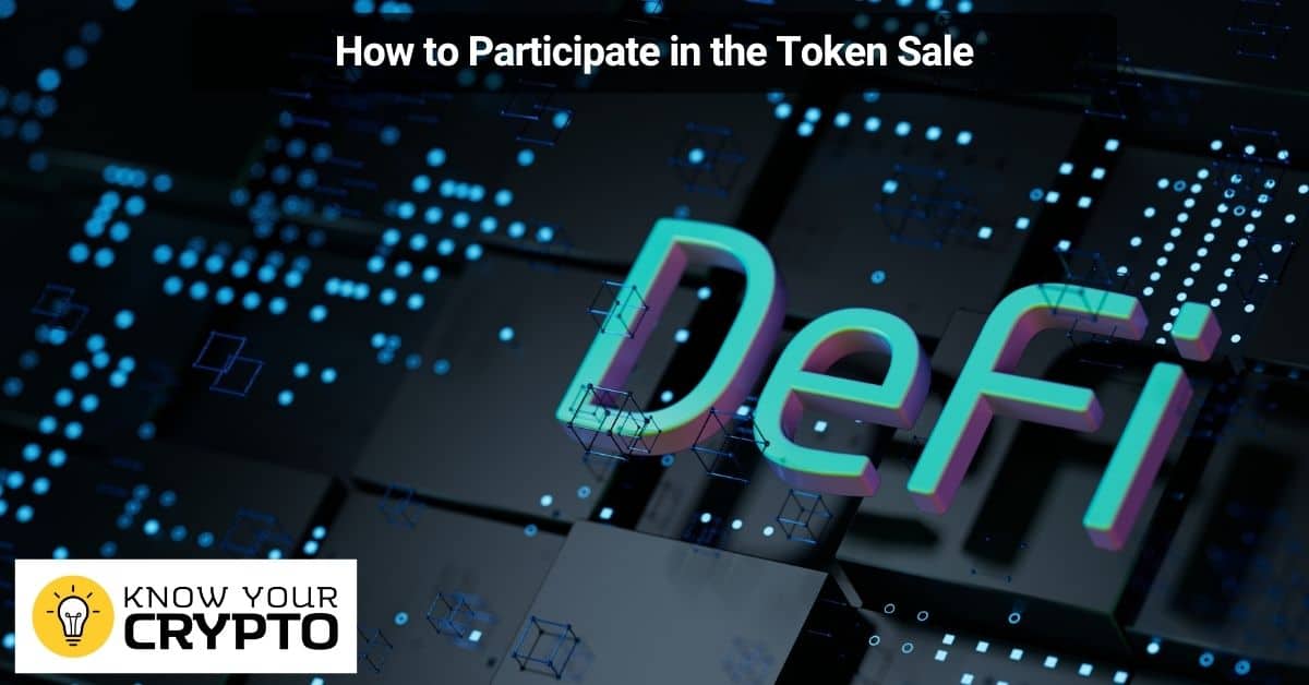 How to Participate in the Token Sale