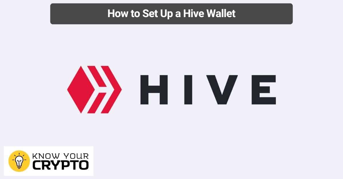 How to Set Up a Hive Wallet