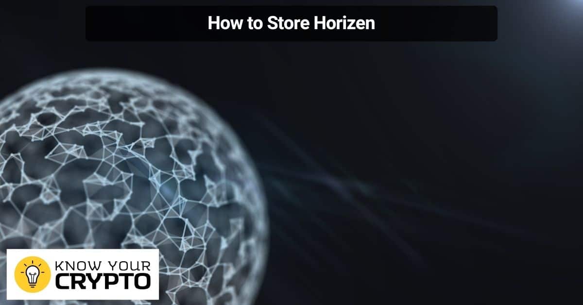 How to Store Horizen