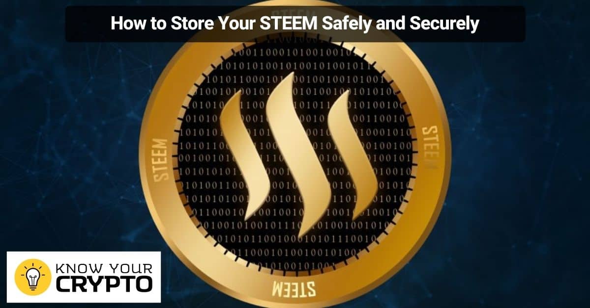 How to Store Your STEEM Safely and Securely
