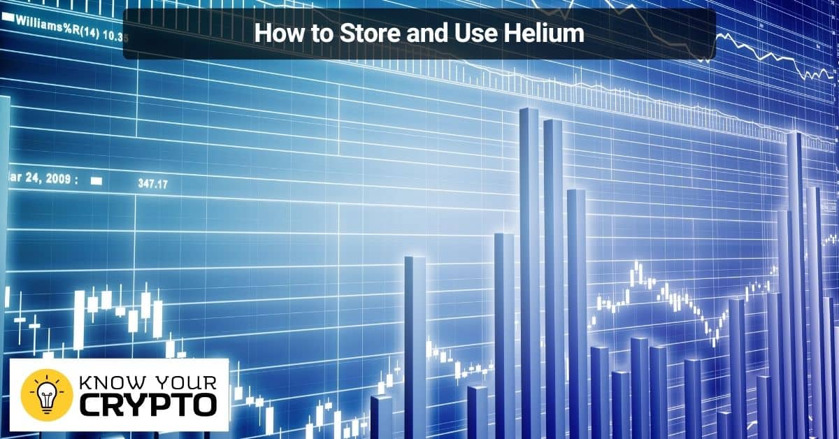 How to Store and Use Helium