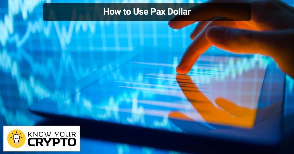 How to Use Pax Dollar