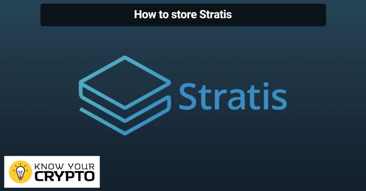 How to store Stratis