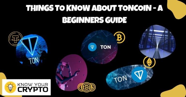 Things To Know About Toncoin - A Beginners Guide