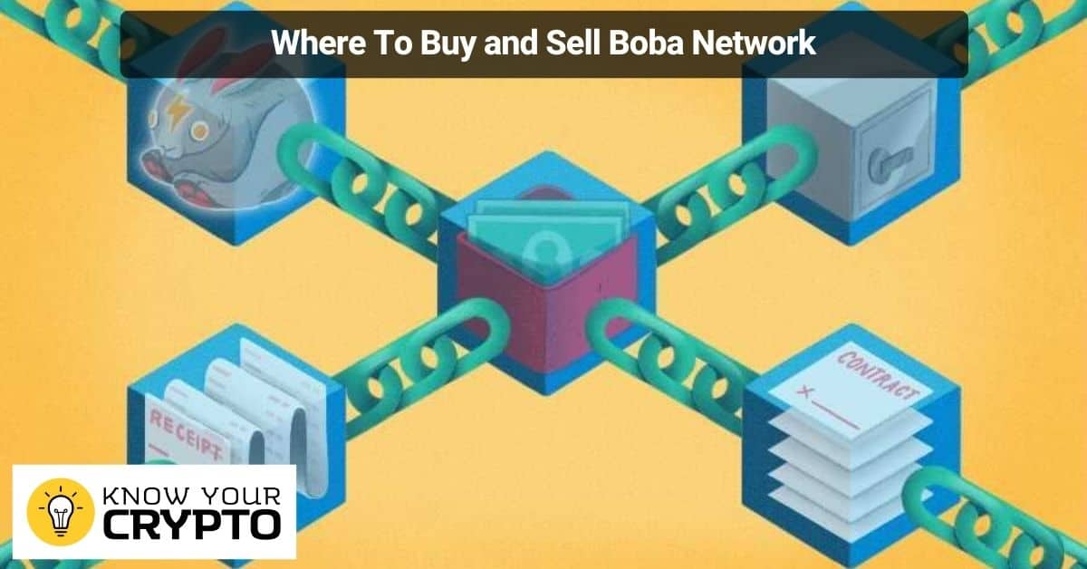 Where To Buy and Sell Boba Network