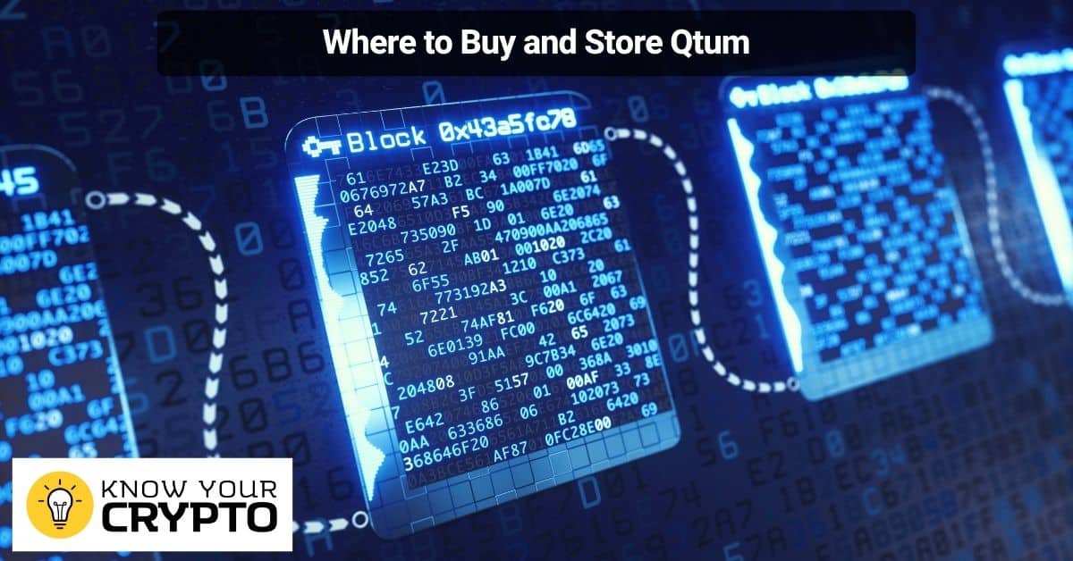 Where to Buy and Store Qtum