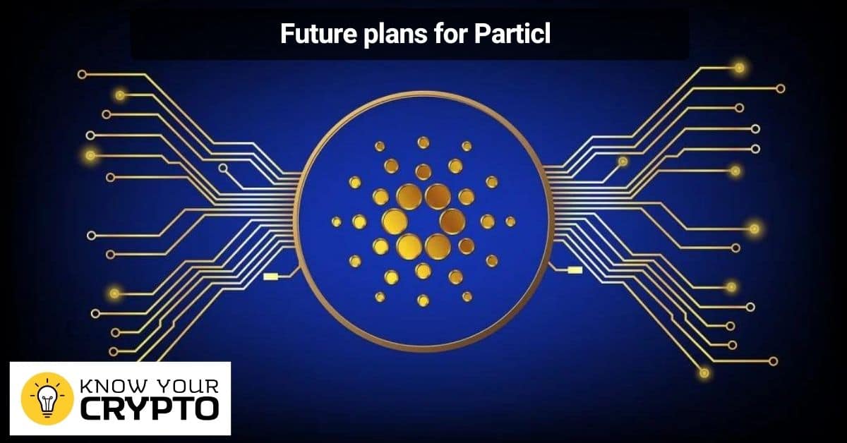 Future plans for Particl