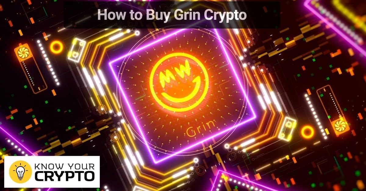 How to Buy Grin Crypto