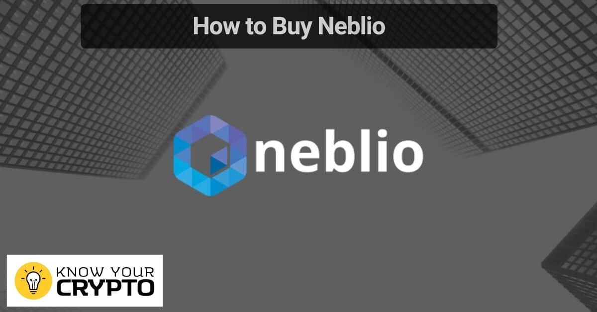 How to Buy Neblio