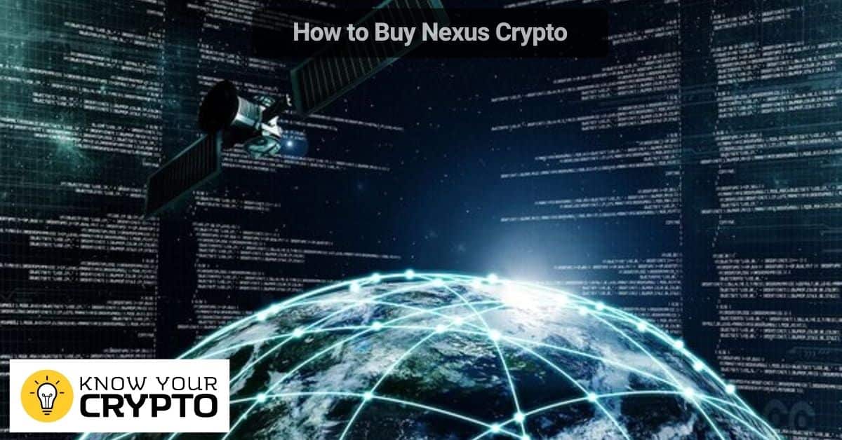 How to Buy Nexus Crypto