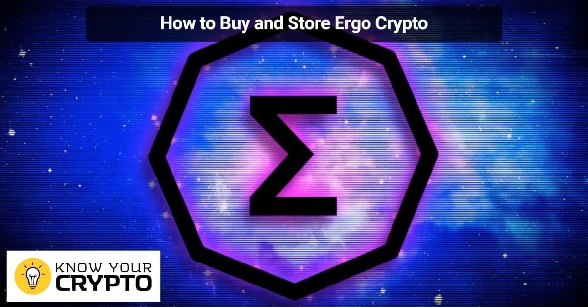 How to Buy and Store Ergo Crypto