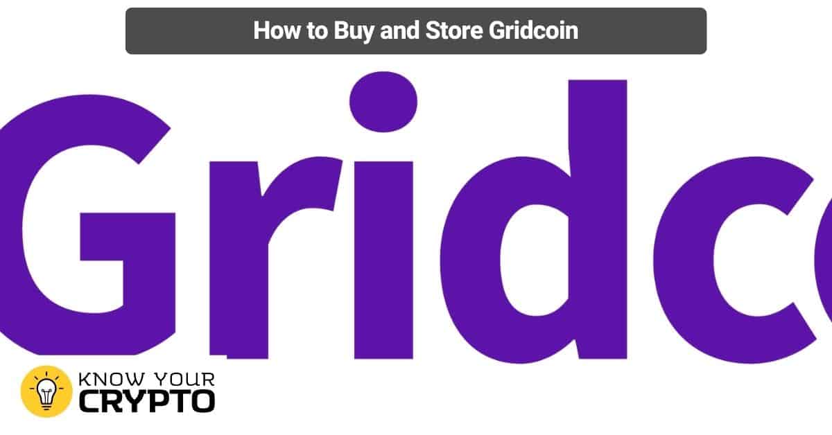 How to Buy and Store Gridcoin