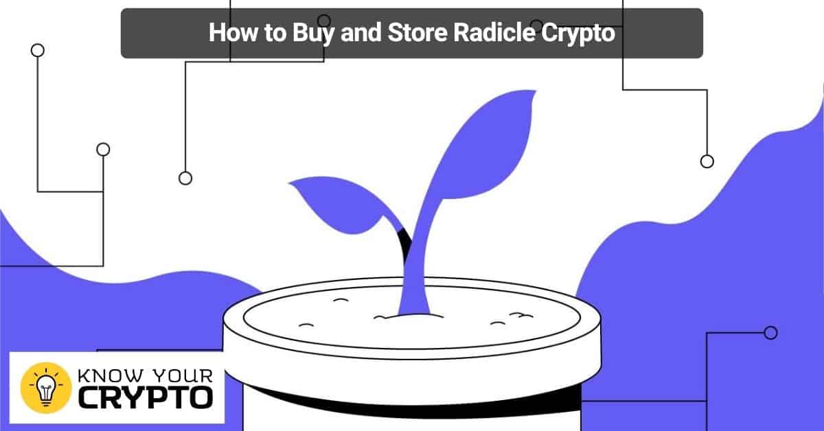 How to Buy and Store Radicle Crypto