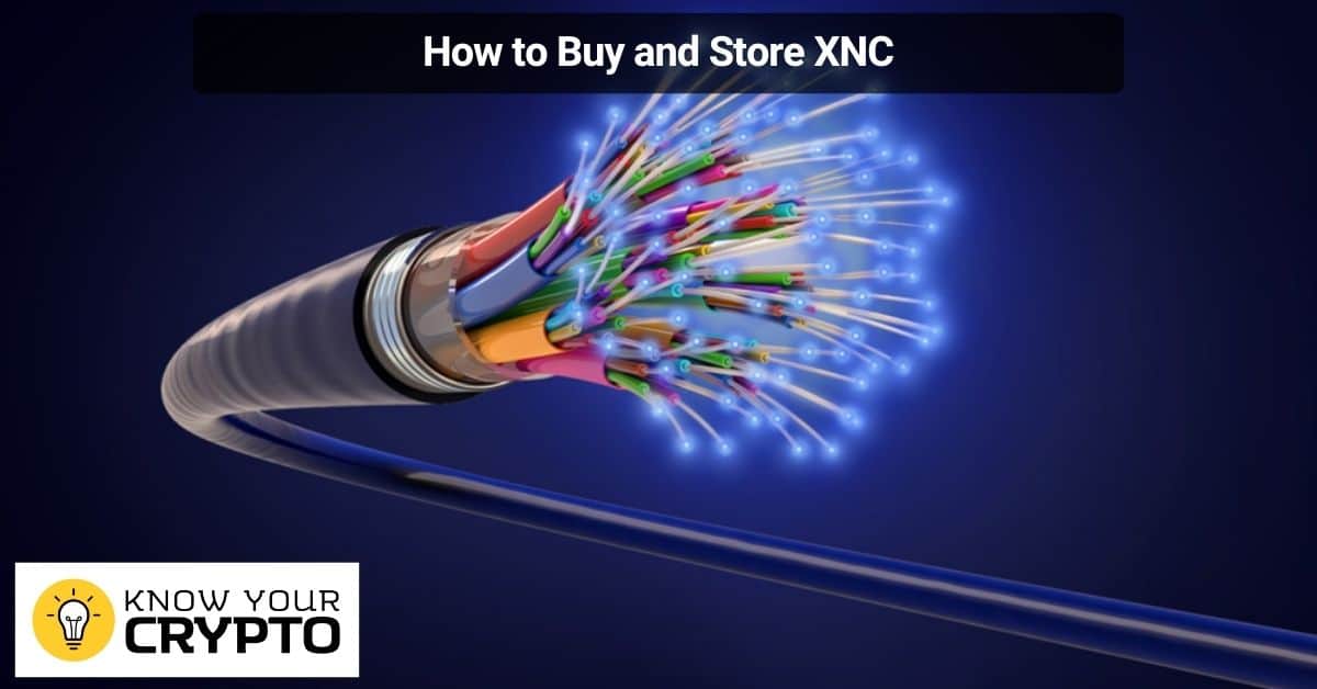 How to Buy and Store XNC