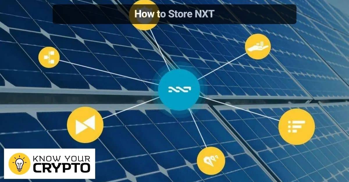 How to Store NXT