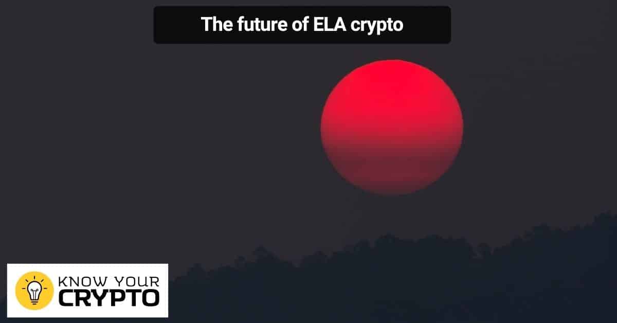 The future of ELA crypto