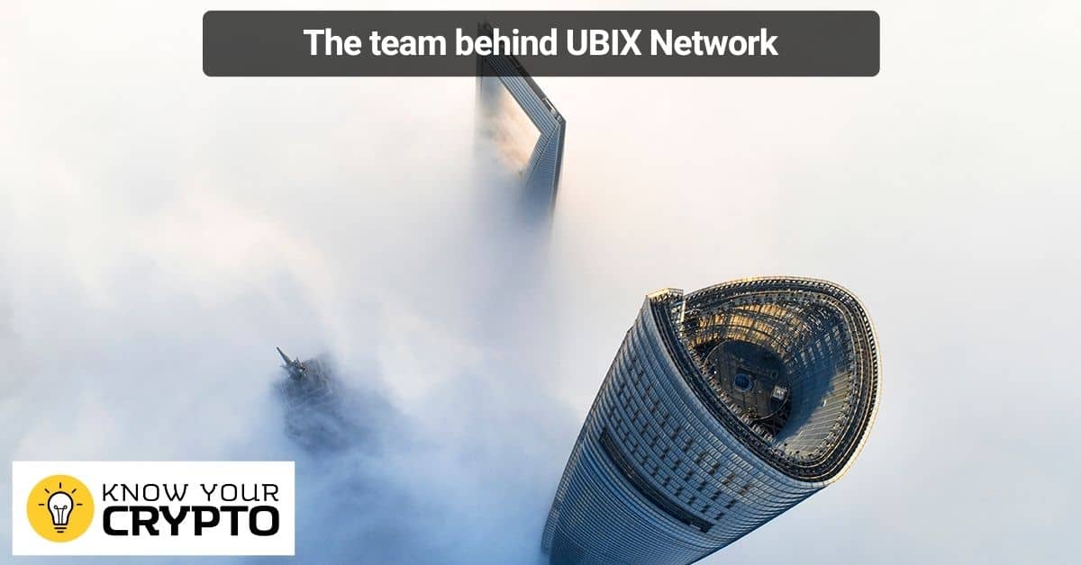 The team behind UBIX Network