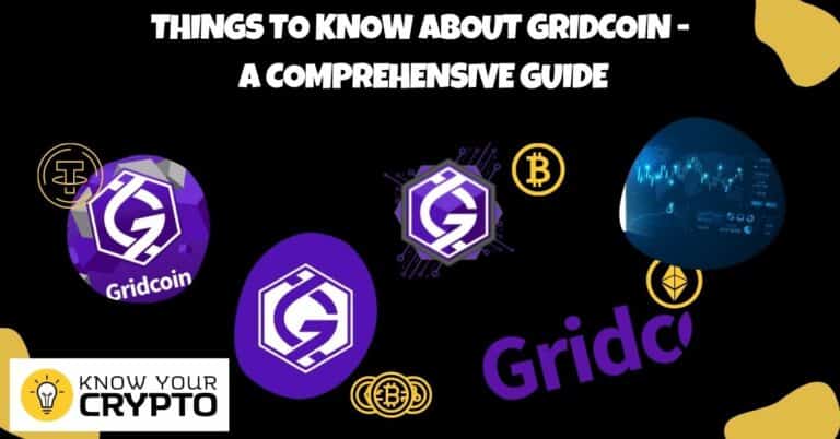 Things to Know About Gridcoin - A Comprehensive Guide