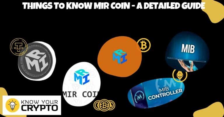 Things to know MIR COIN - A Detailed Guide