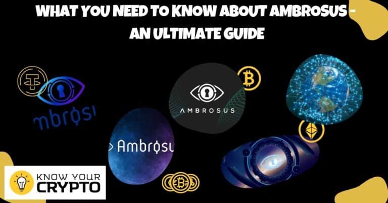 What You Need to Know About Ambrosus - An Ultimate Guide