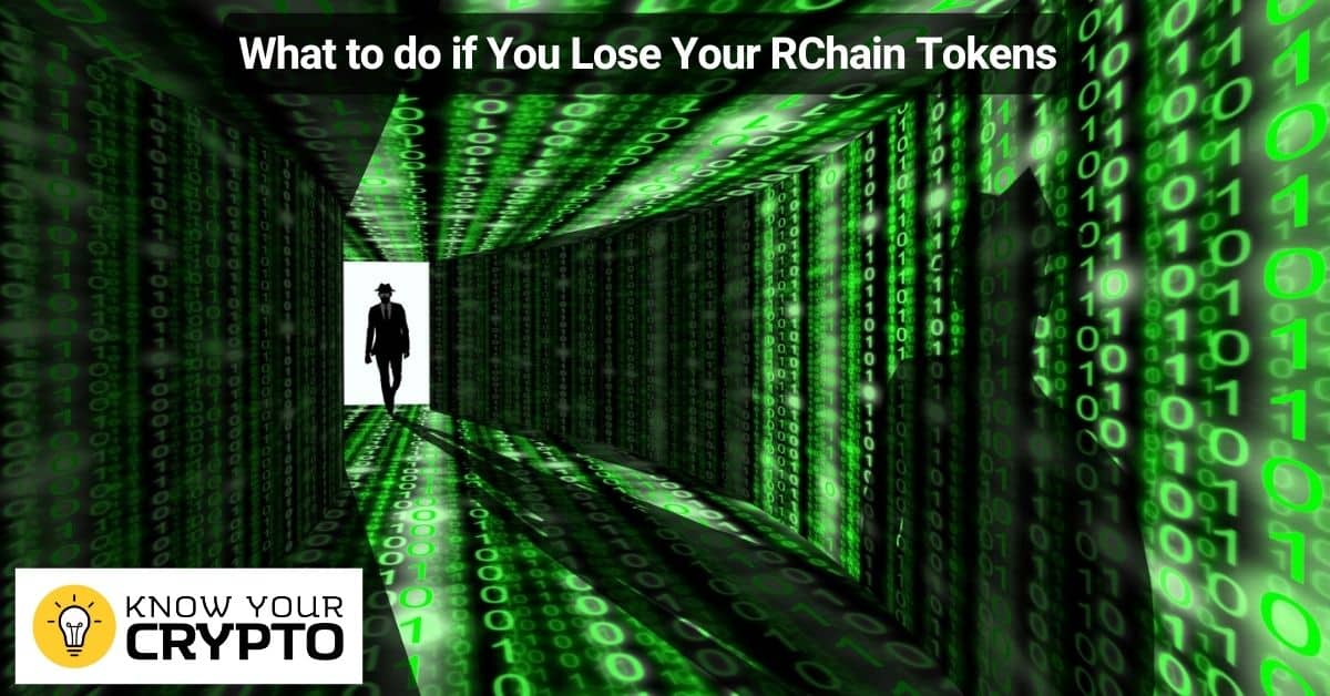What to do if You Lose Your RChain Tokens