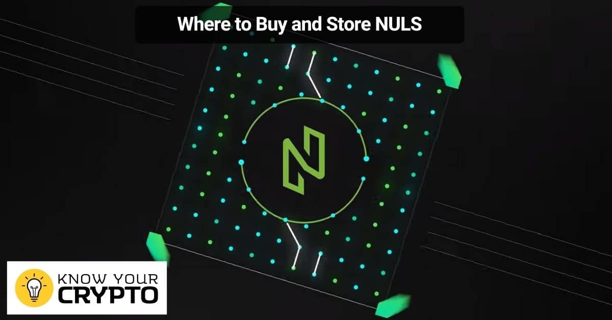 Where to Buy and Store NULS